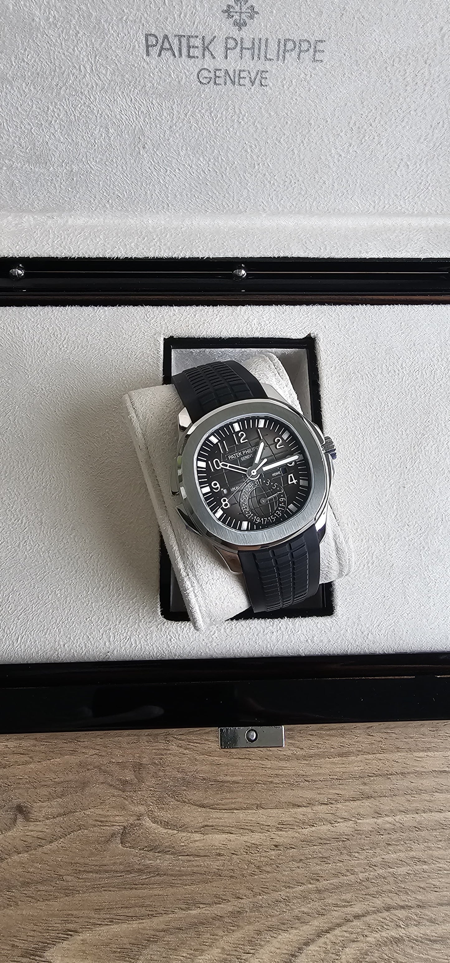 Patek Philippe aquanaut travel time  watch