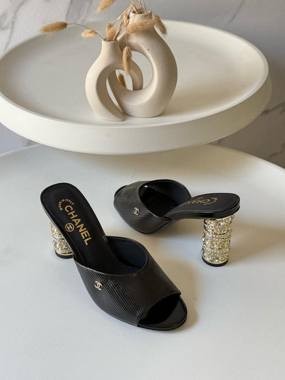 CHANEL HEELS 3 colors