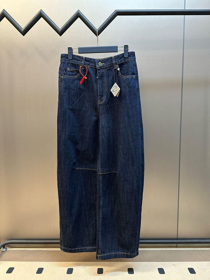 Loewe High Rise Barrel Leg Jeans Pants