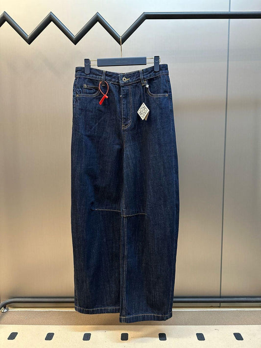 Loewe High Rise Barrel Leg Jeans Pants