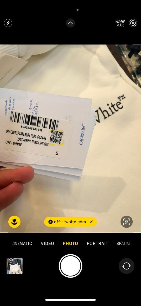 OFF white Short 2 colors