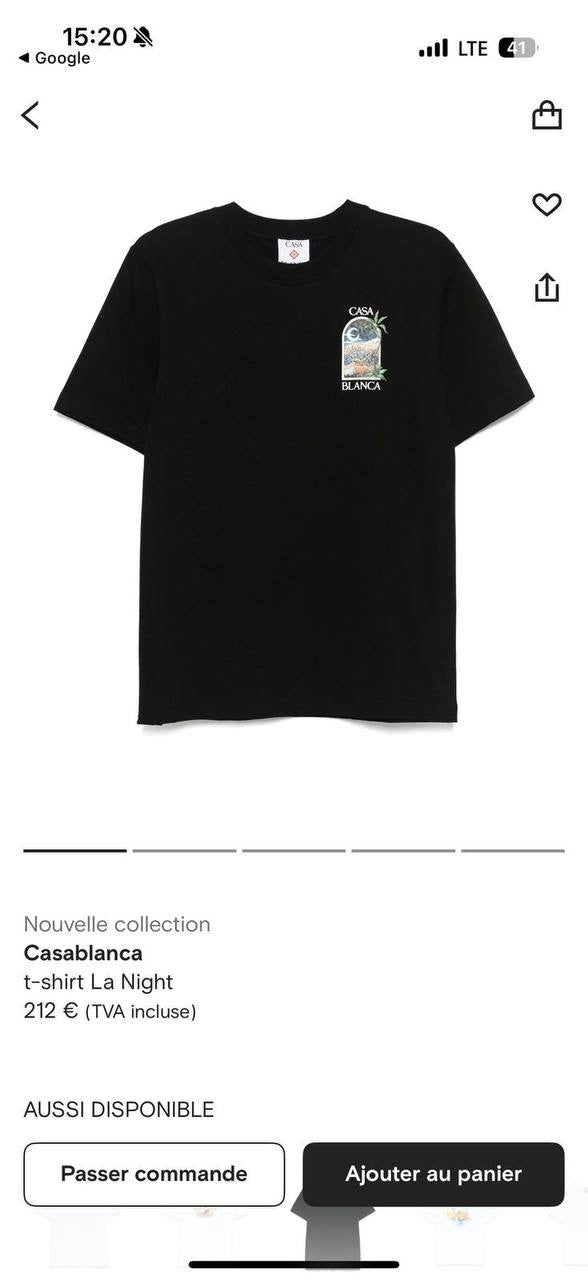 Casablanca T-Shirt 2 colors