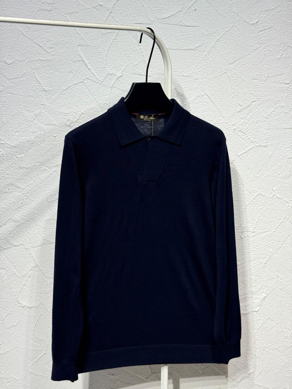 Loro Piana Long Sleeve Polo Shirt