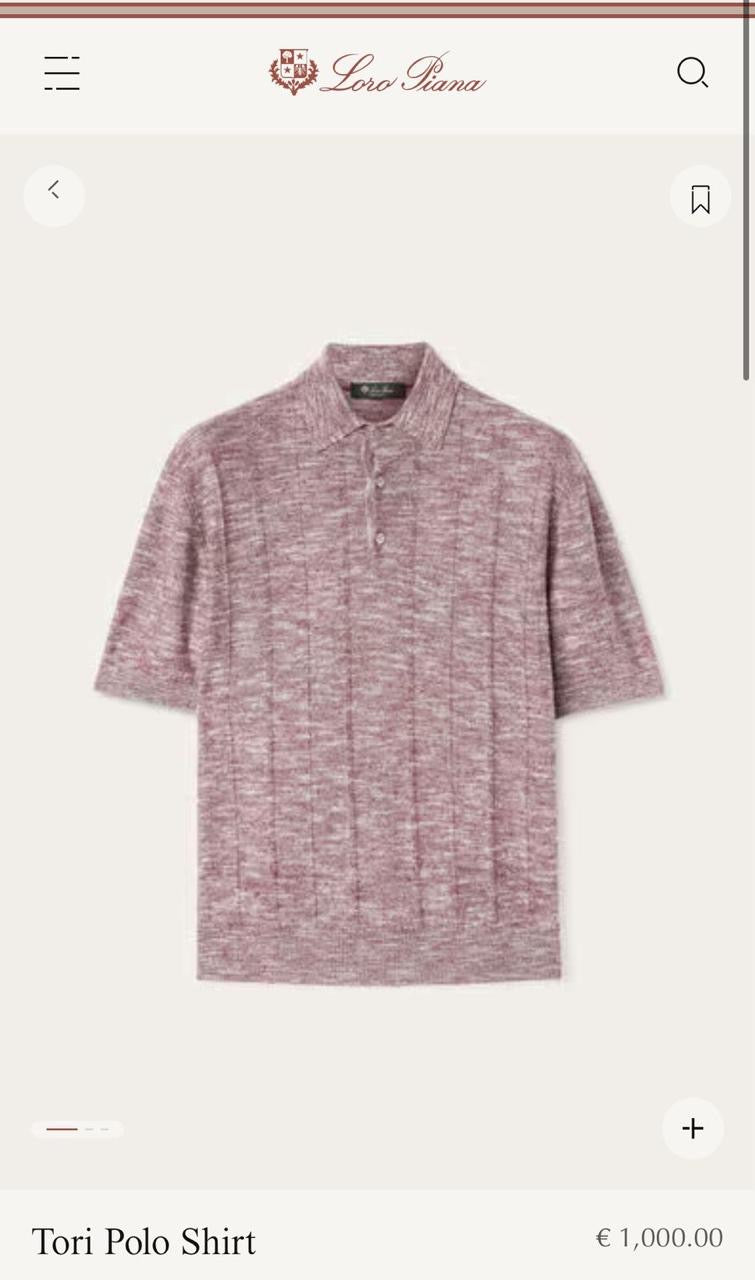 Loro Piana Polo Shirt