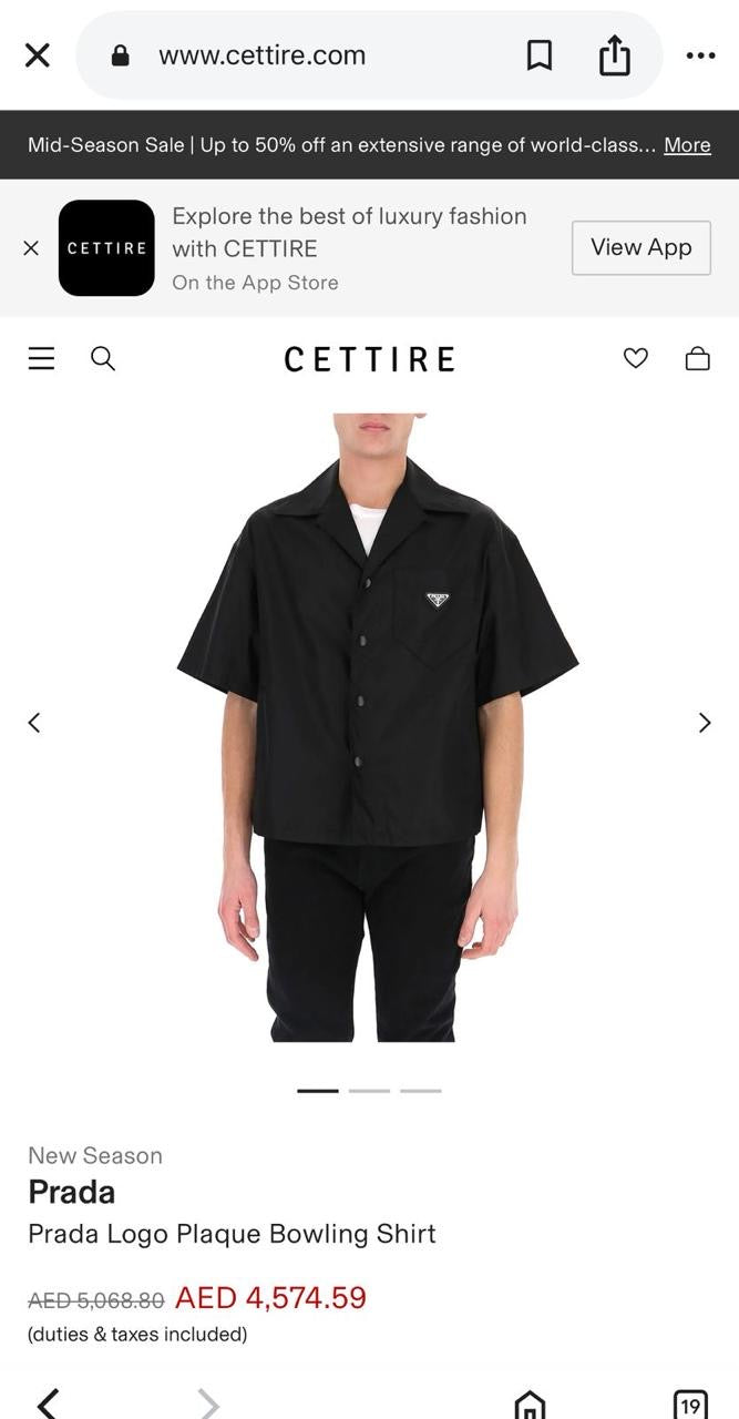 Prada Nylon Shirt