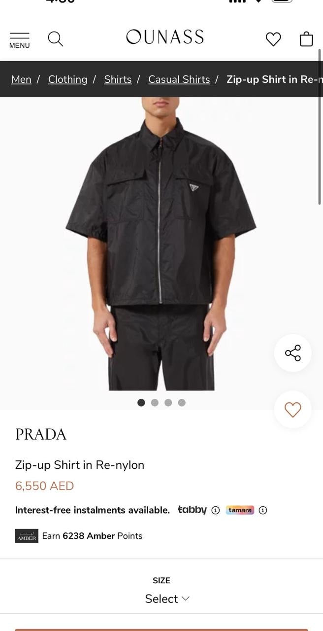 Prada Nylon Shirt