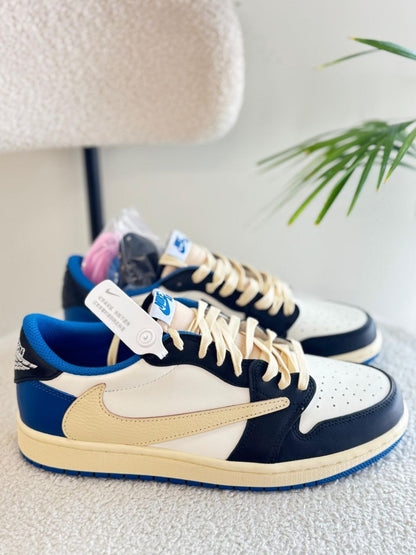 Nike Jordan 1 X Travis Scott Sneakers ( Vip )