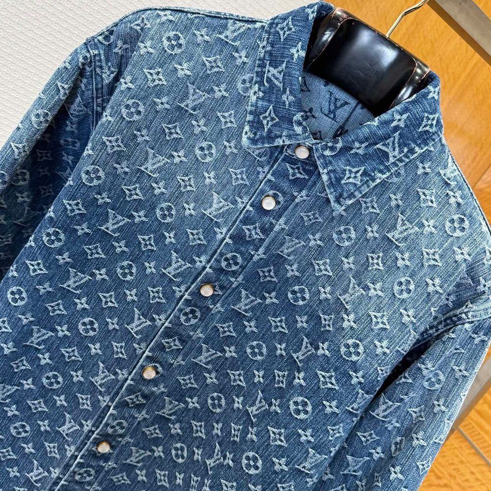 Louis Vuitton Long Sleeve Denim Shirt