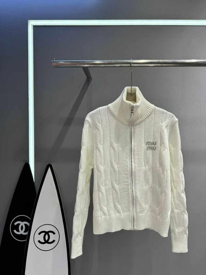 Miu Miu Zipper Sweater 3 colors