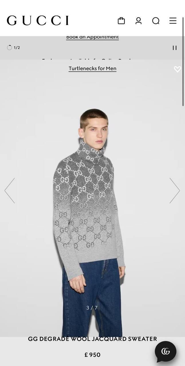 Gucci Turtle Neck Sweater