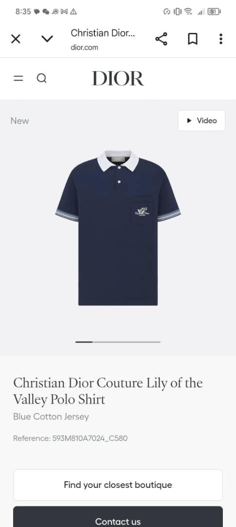 Dior Polo Shirt
