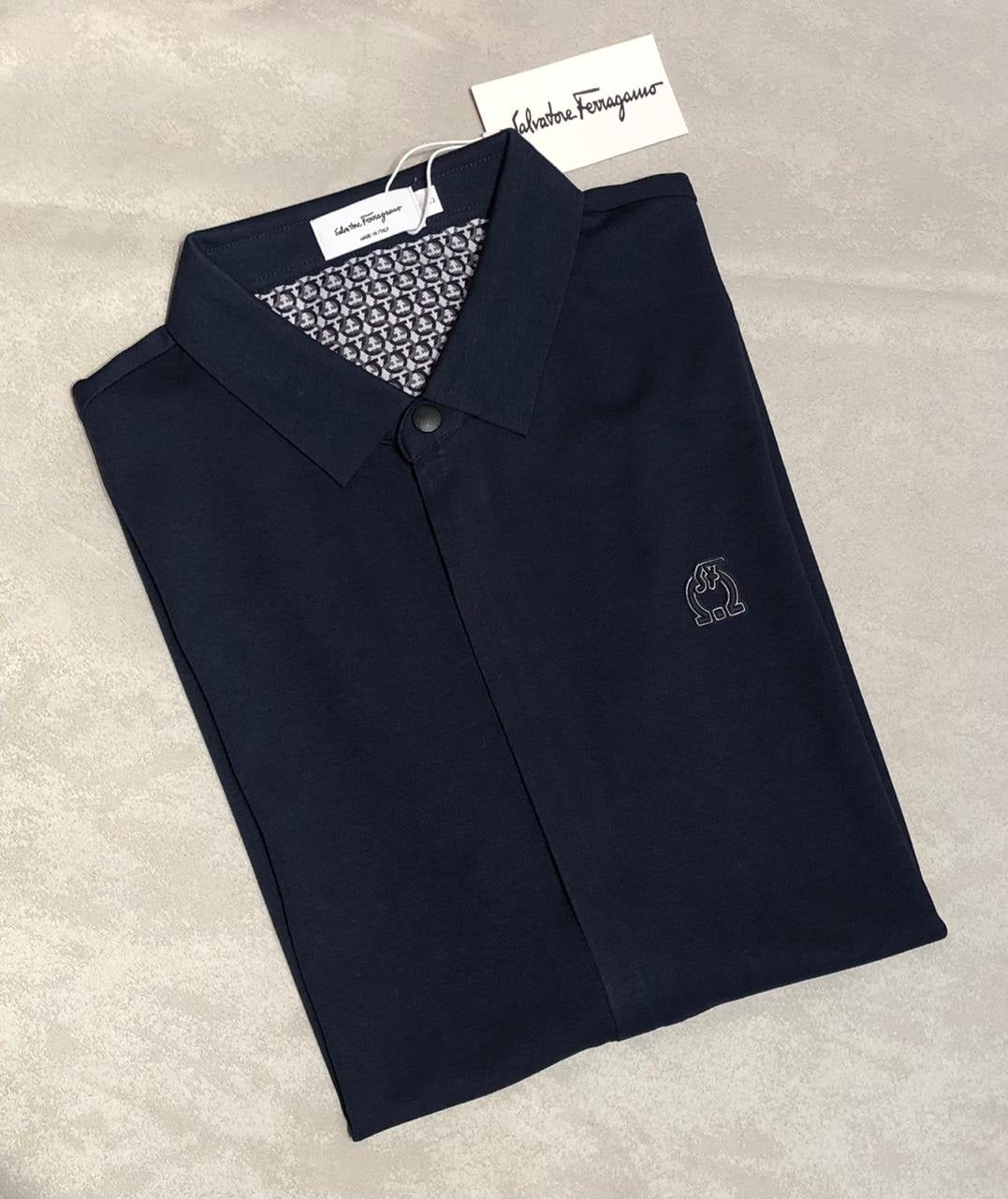 Ferragamo Zipped Polo Shirt 3 colors