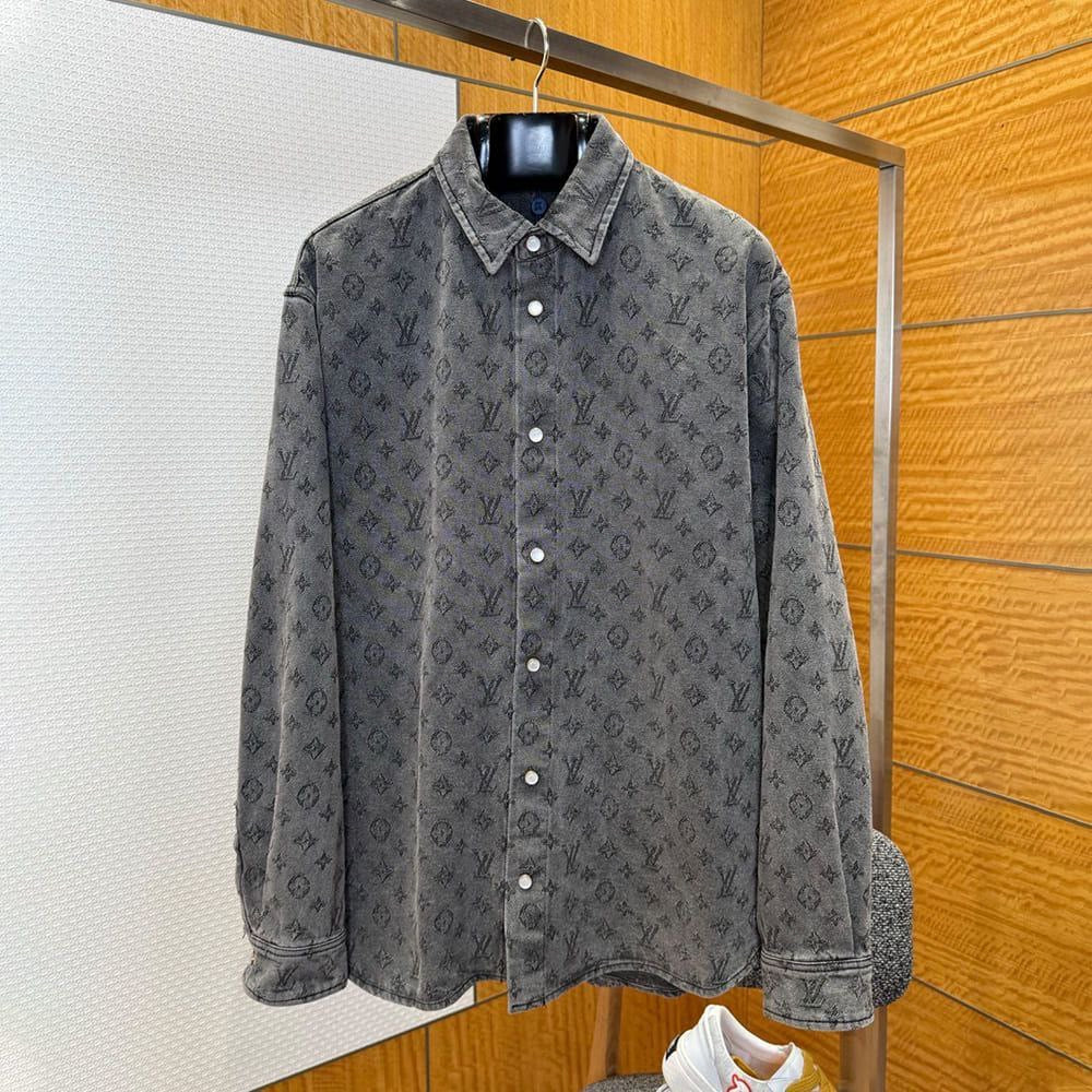 Louis Vuitton Long Sleeve Denim Shirt