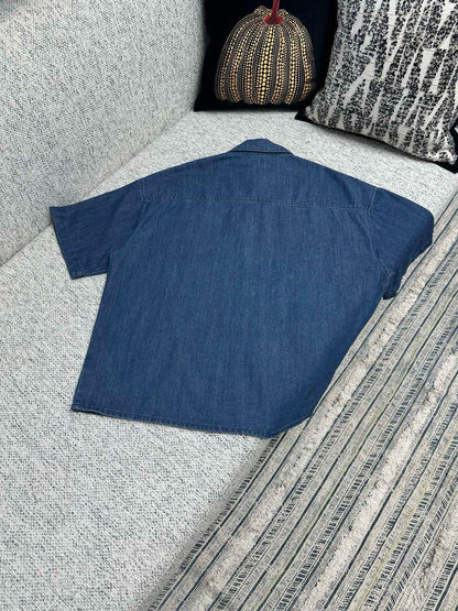 Loewe Short Sleeve Denim Shirt