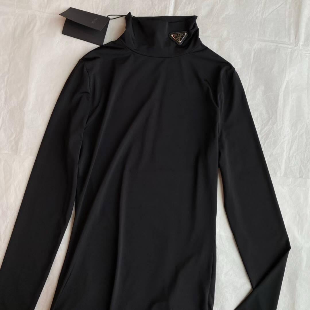 Prada Close Neck T-Shirt 2 colors