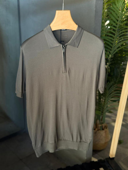 Loro Piana Zipper Polo Shirt 5 colors