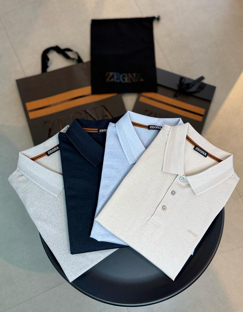Zegna Polo Shirt 4 colors
