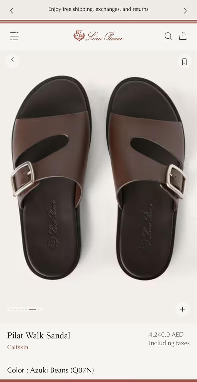 Loro Piana Slippers 3 colors