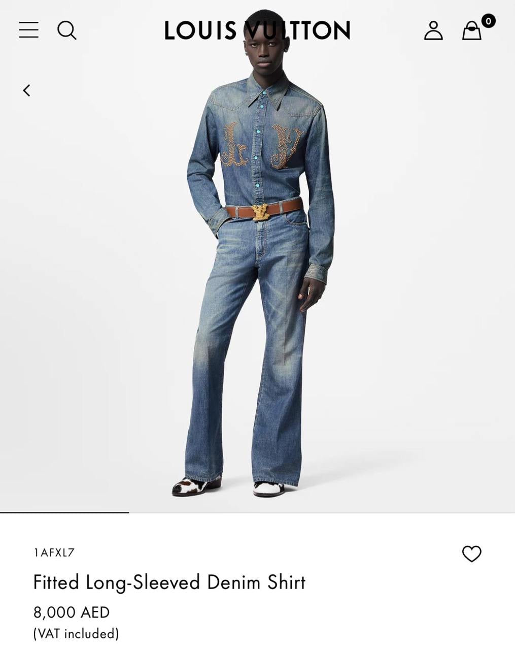 Louis Vuitton Jeans Shirt