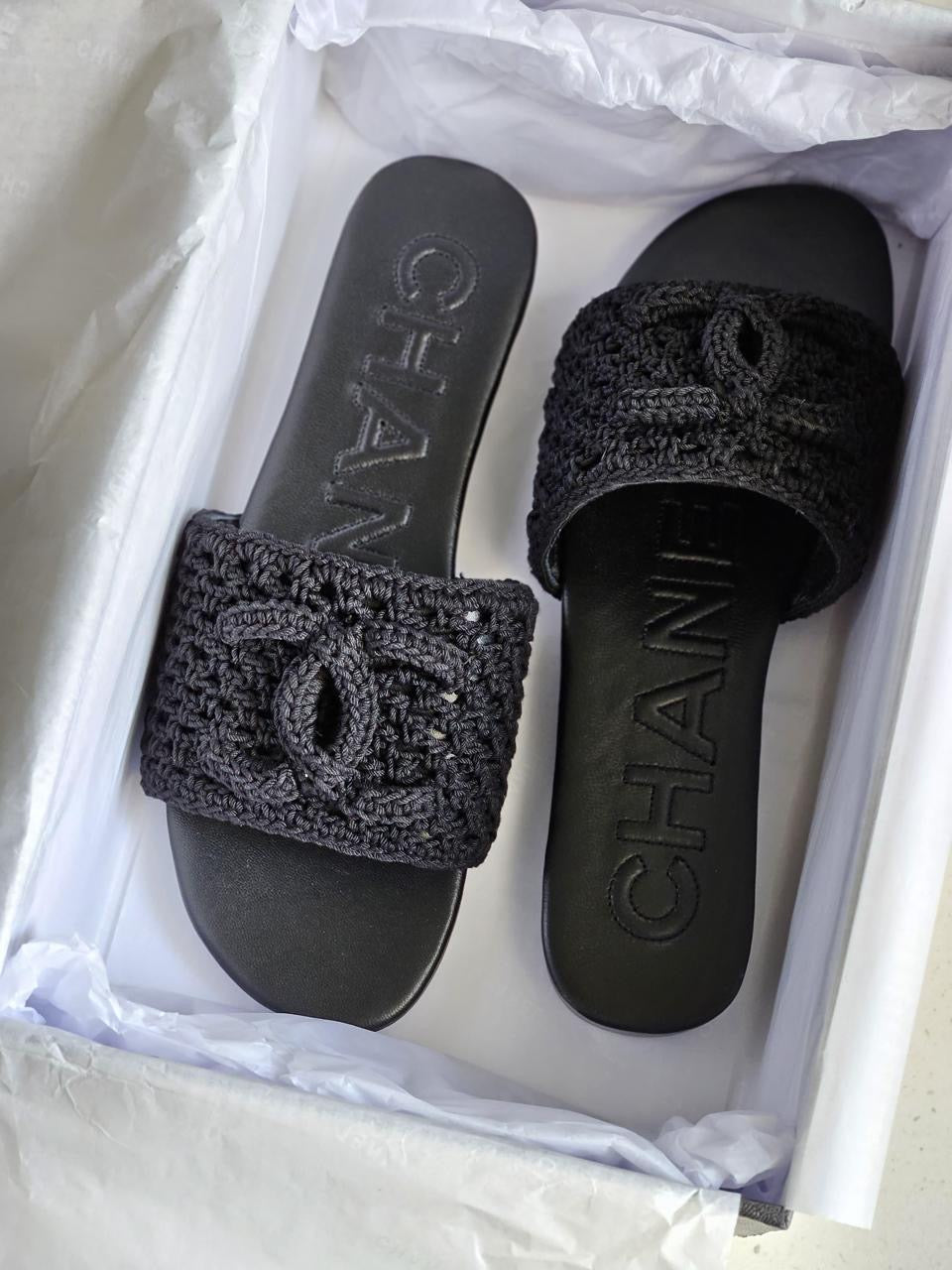 Chanel Slippers 3 colors