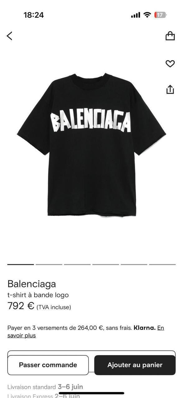 Balenciaga T-Shirt 4 colors