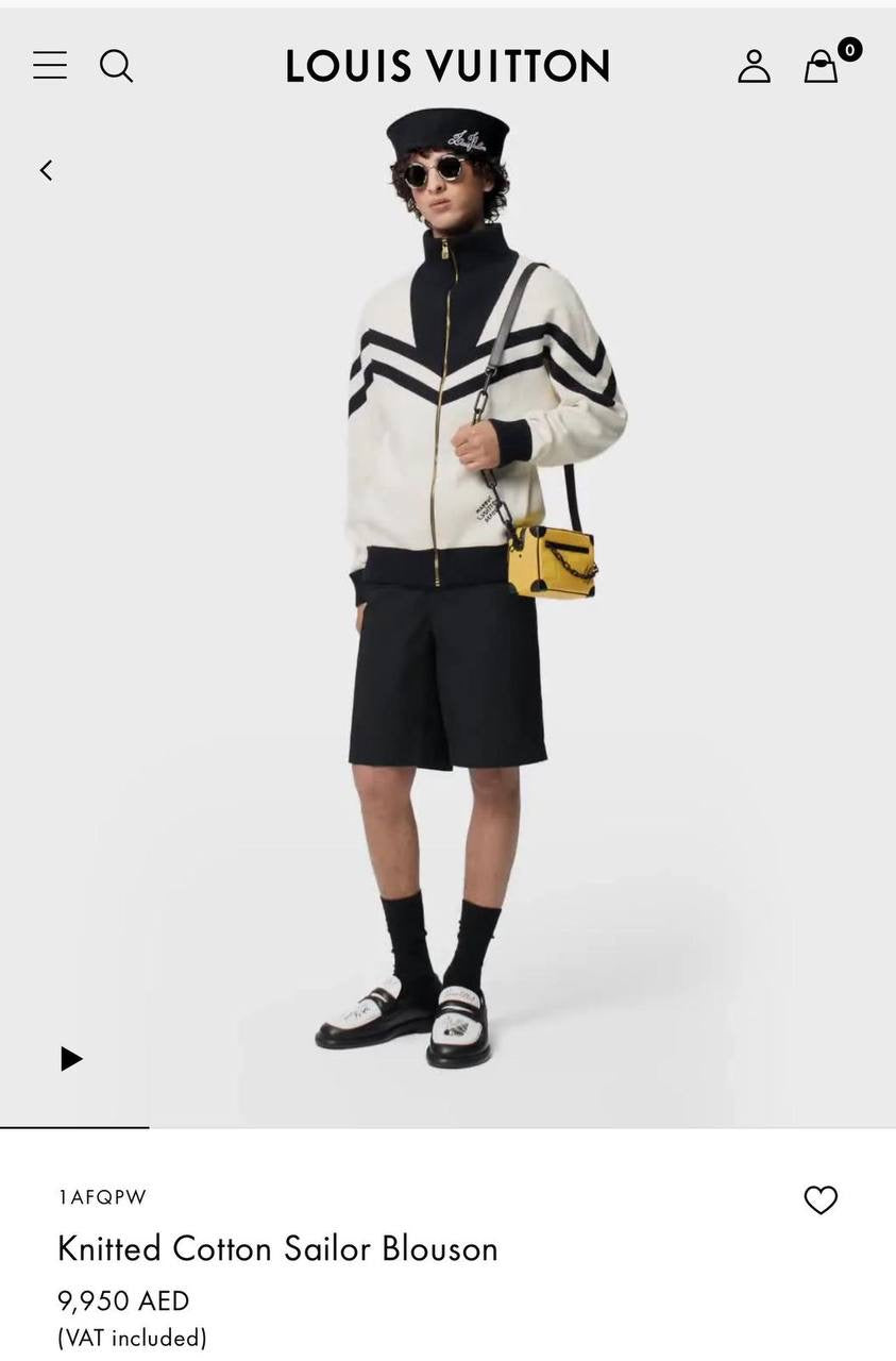 Louis Vuitton Zipper Sweater