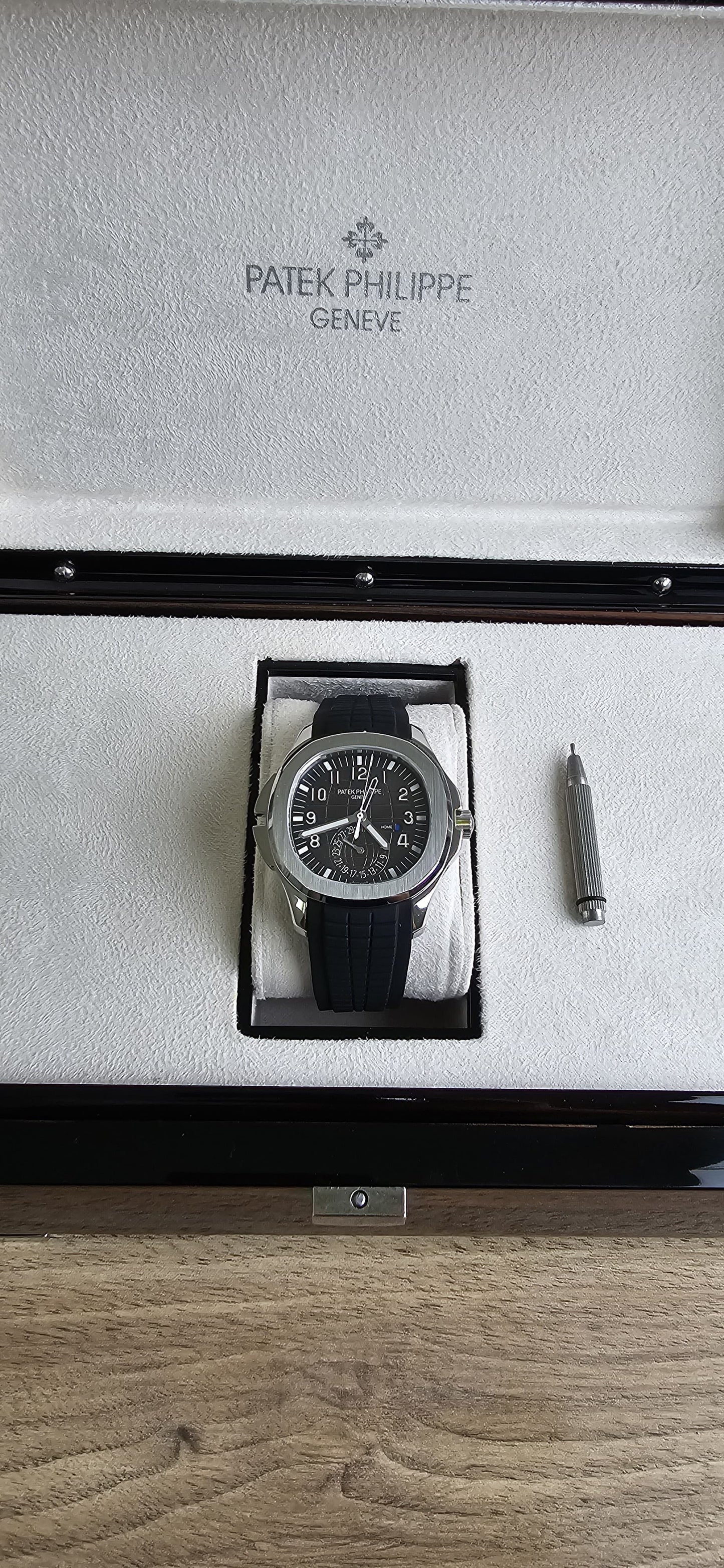 Patek philippe aquanaut travel time watch