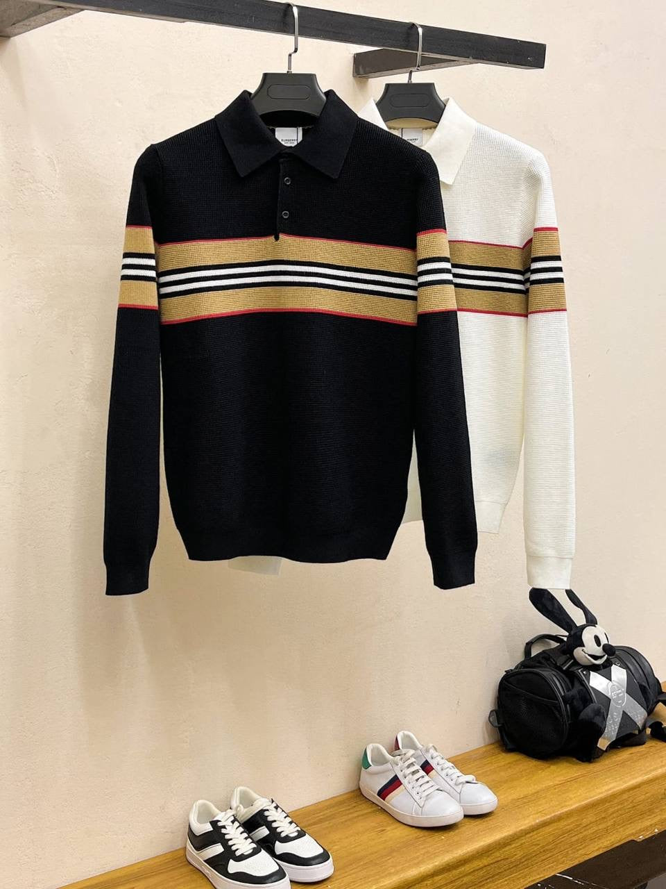 Burrbery Polo Sweaters 2 colors