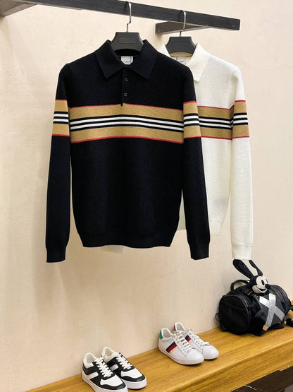 Burrbery Polo Sweaters 2 colors