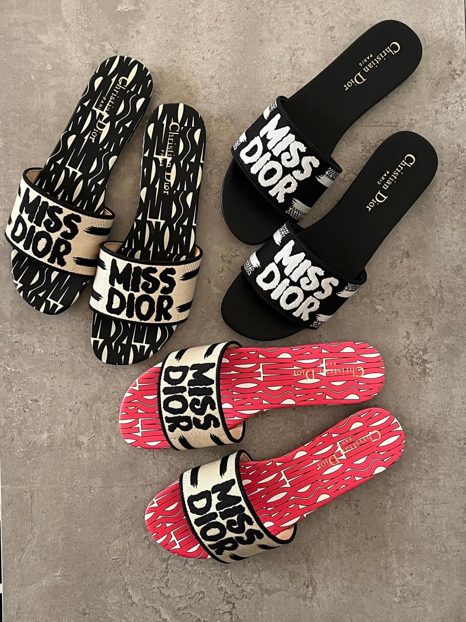 Dior Slipper 3 colors