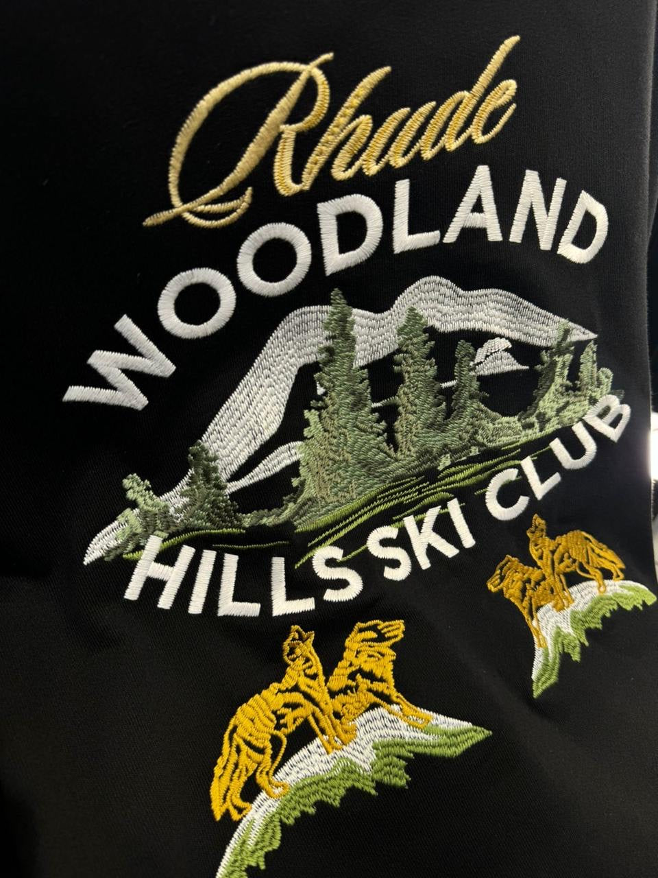 Rhude embroidered Hoodie