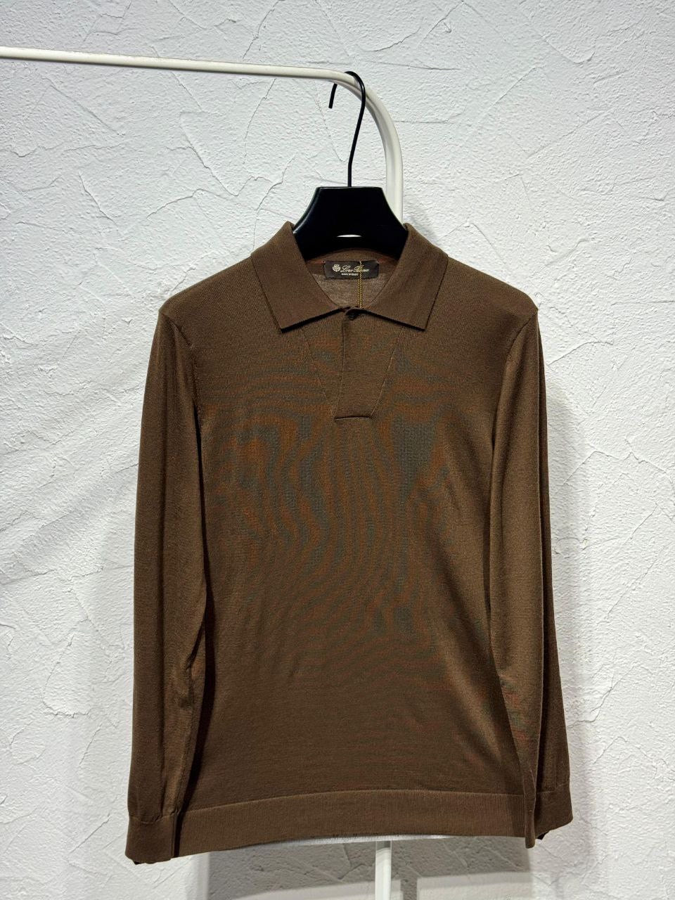 Loro Piana Long Sleeve Polo Shirt