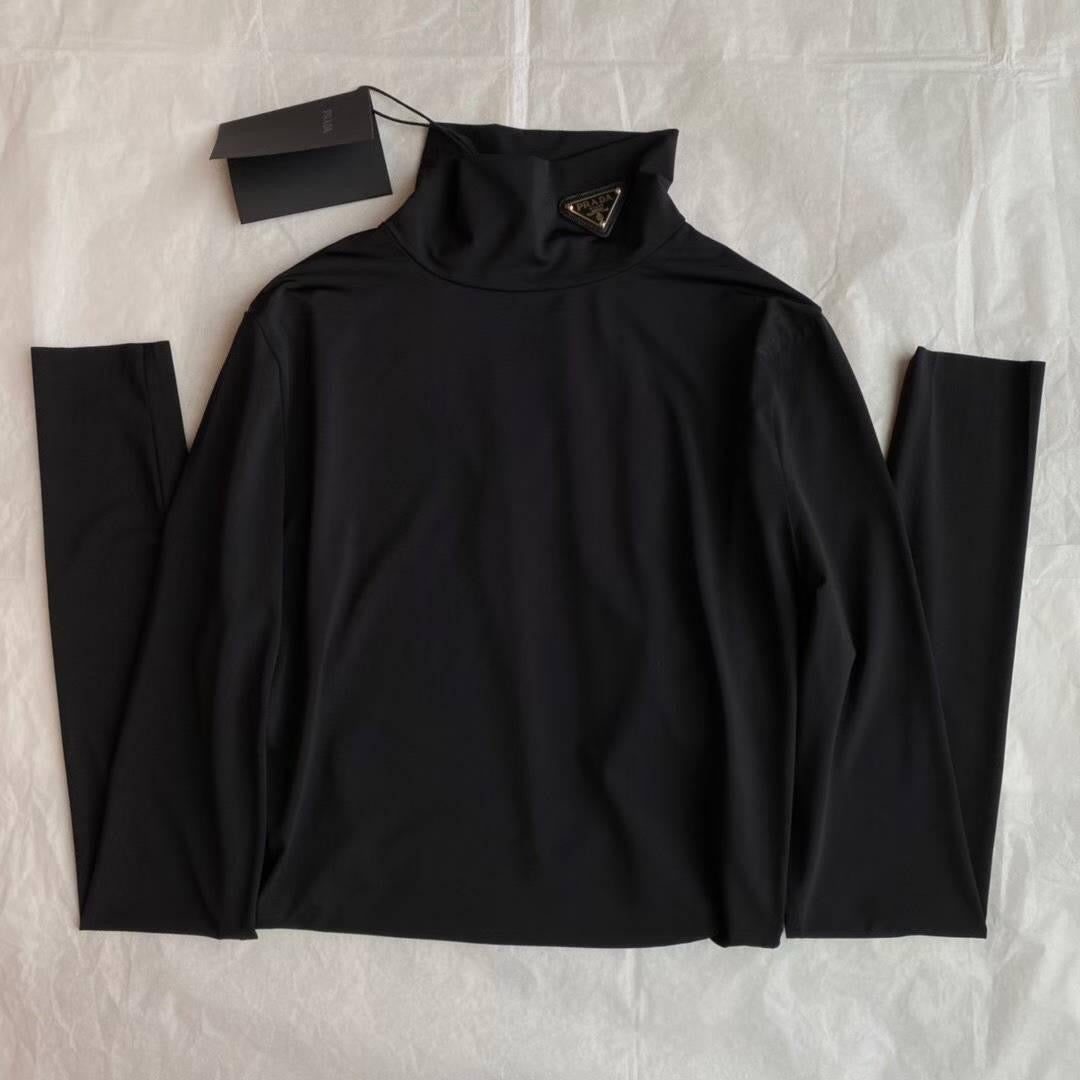 Prada Close Neck T-Shirt 2 colors