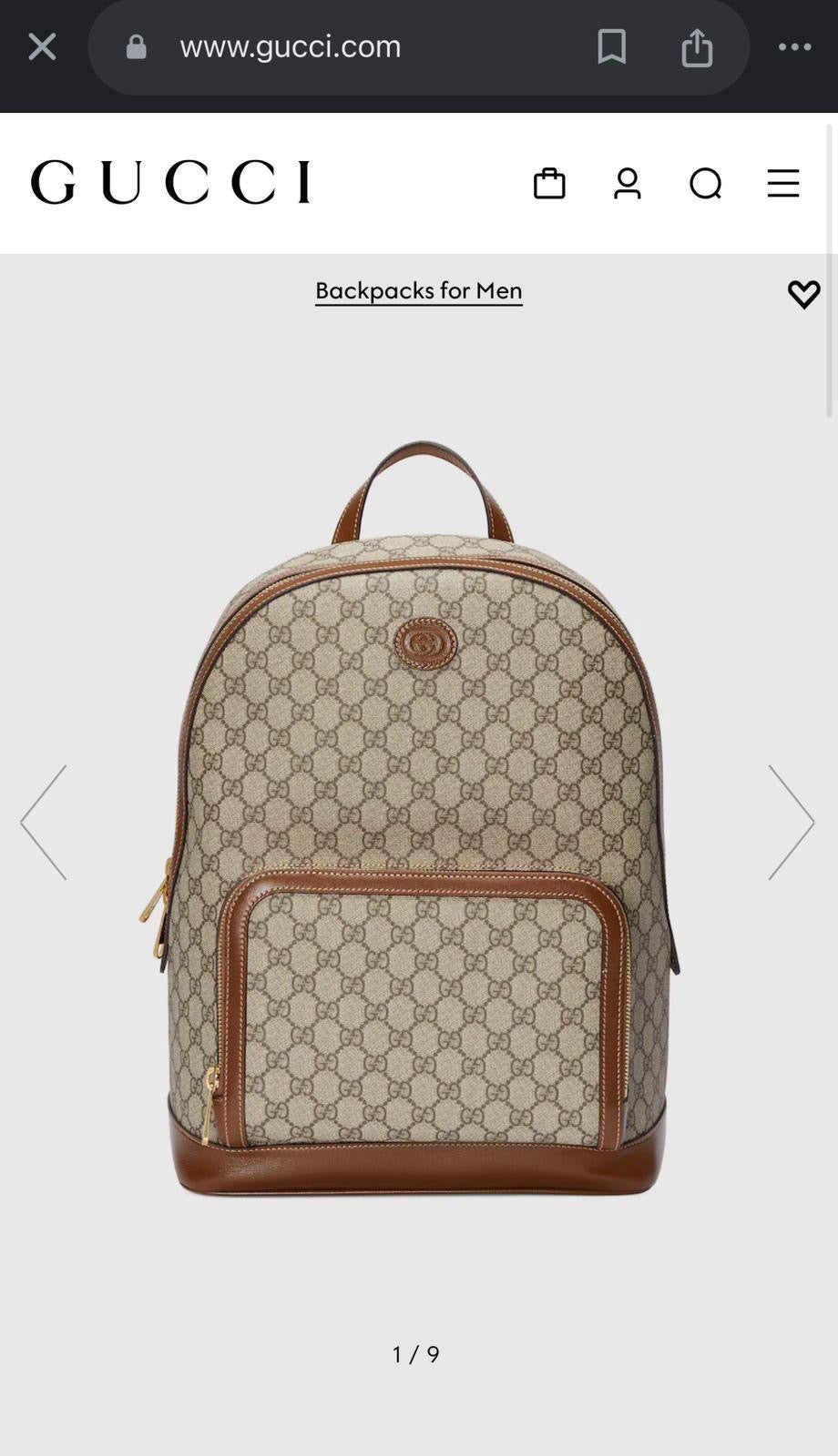 Gucci Backpack (VIP Quality)