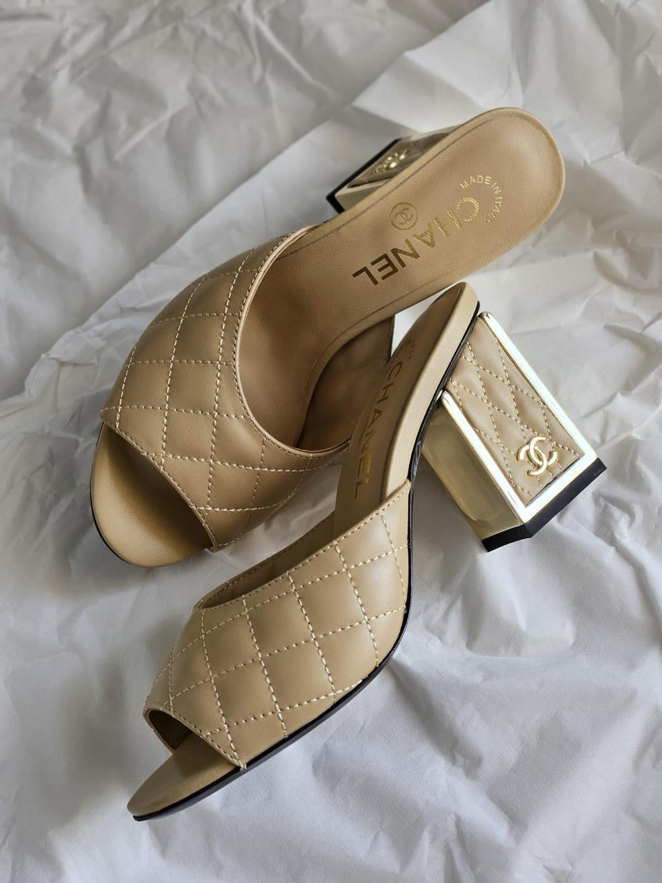 Chanel Heels 3 colors