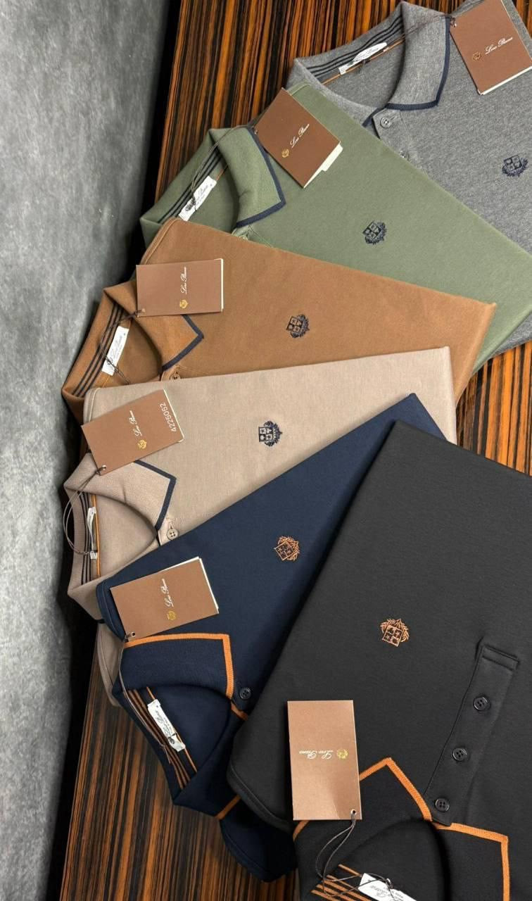 Loro Piana Long Sleeve Polo Shirt