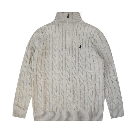 Polo Half Zipper Sweaters
