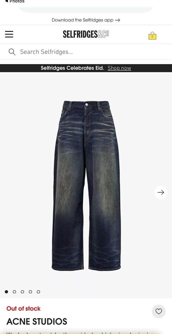 Acne Jeans Pants