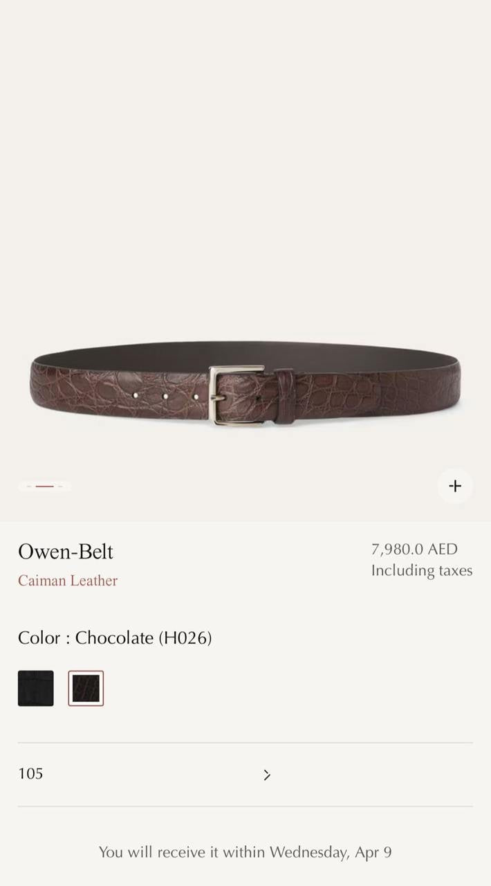 Loro Piana Belt 3 colors