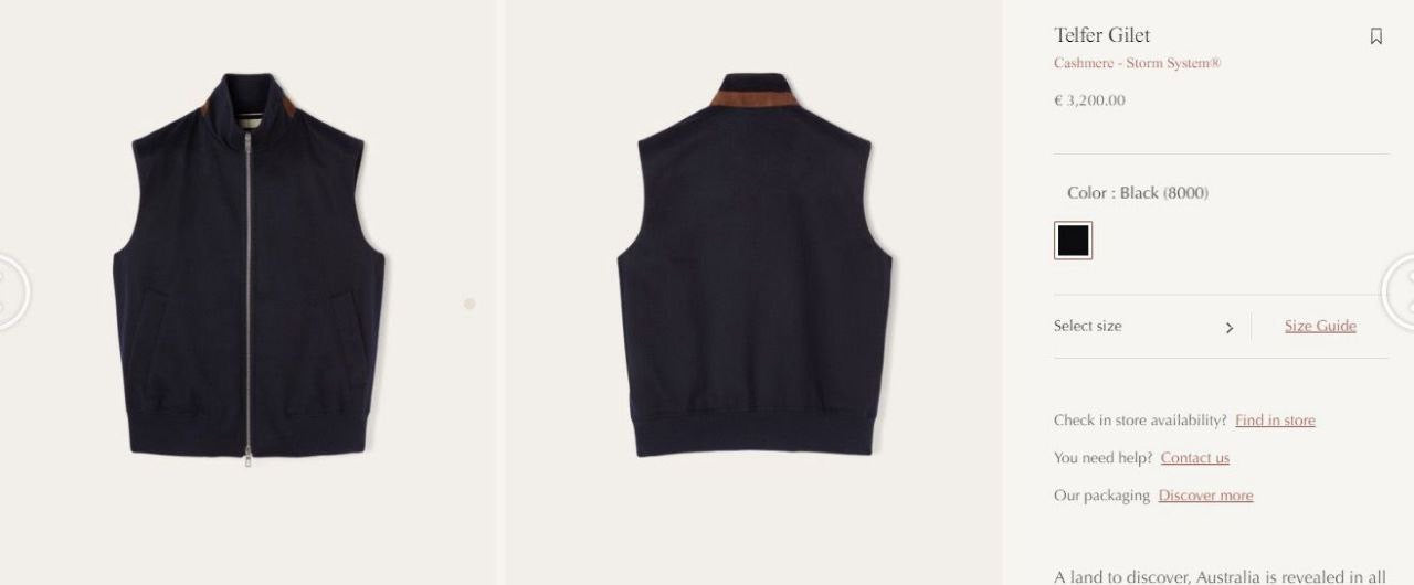 Loro Piana Vest
