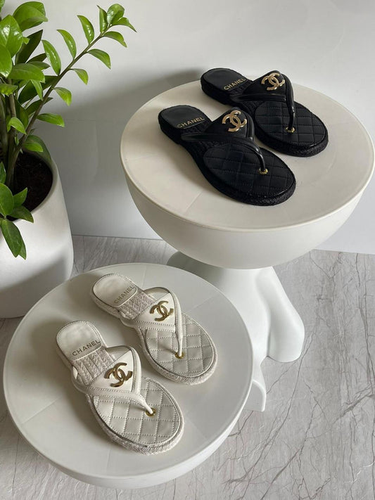 Chanel Slippers 2 colors