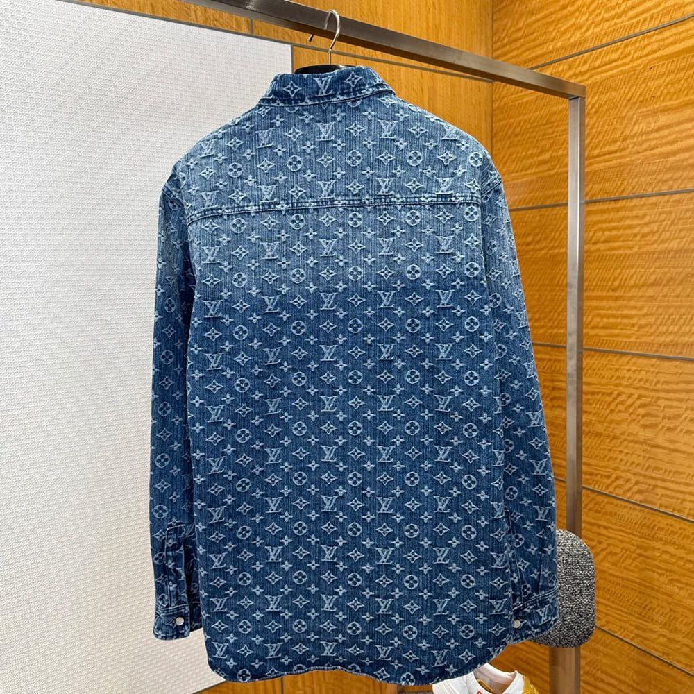 Louis Vuitton Long Sleeve Denim Shirt