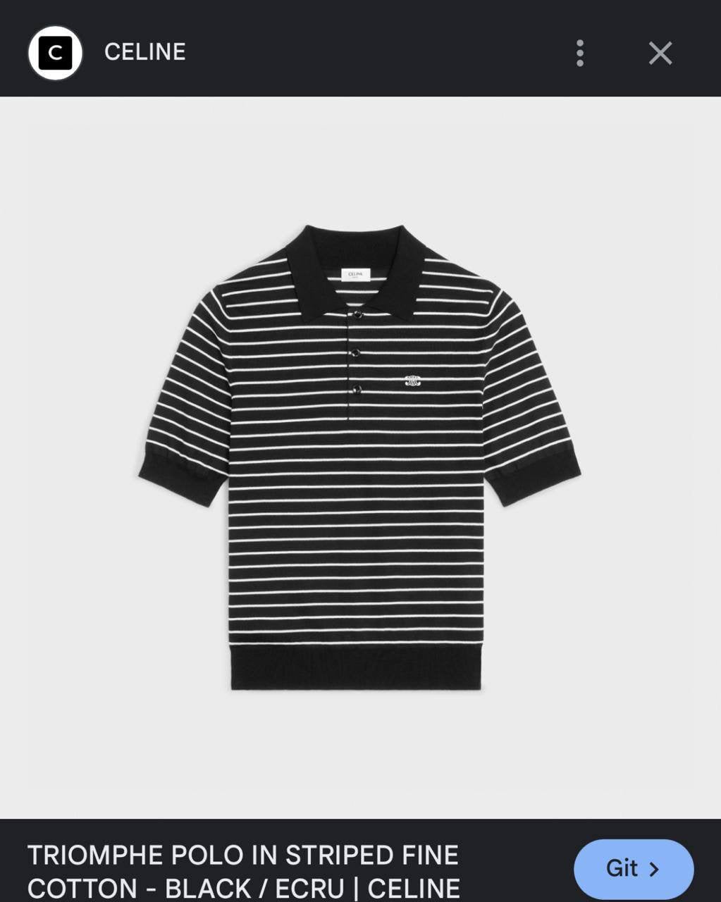 Celine Polo Shirt