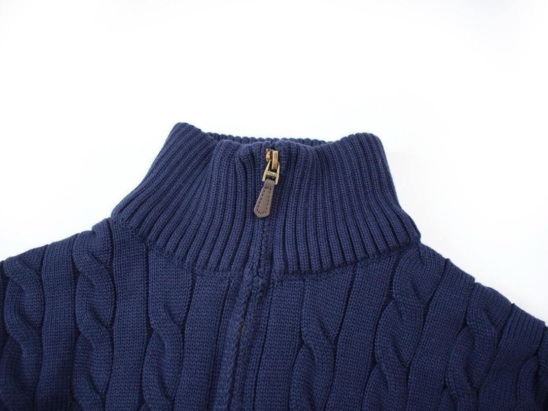 Polo Half Zipper Sweaters