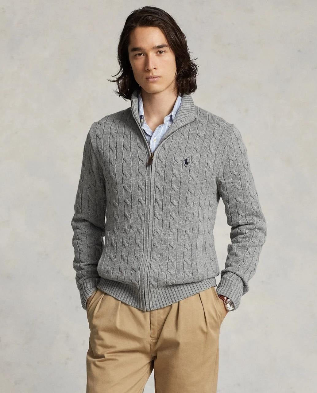 Polo Full Zipper Sweaters