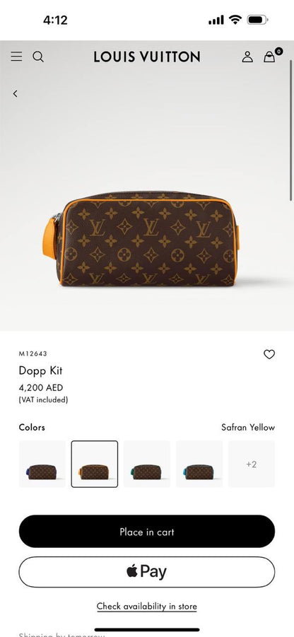 Louis Vuittin Pouch (VIP Quality) 3 colors