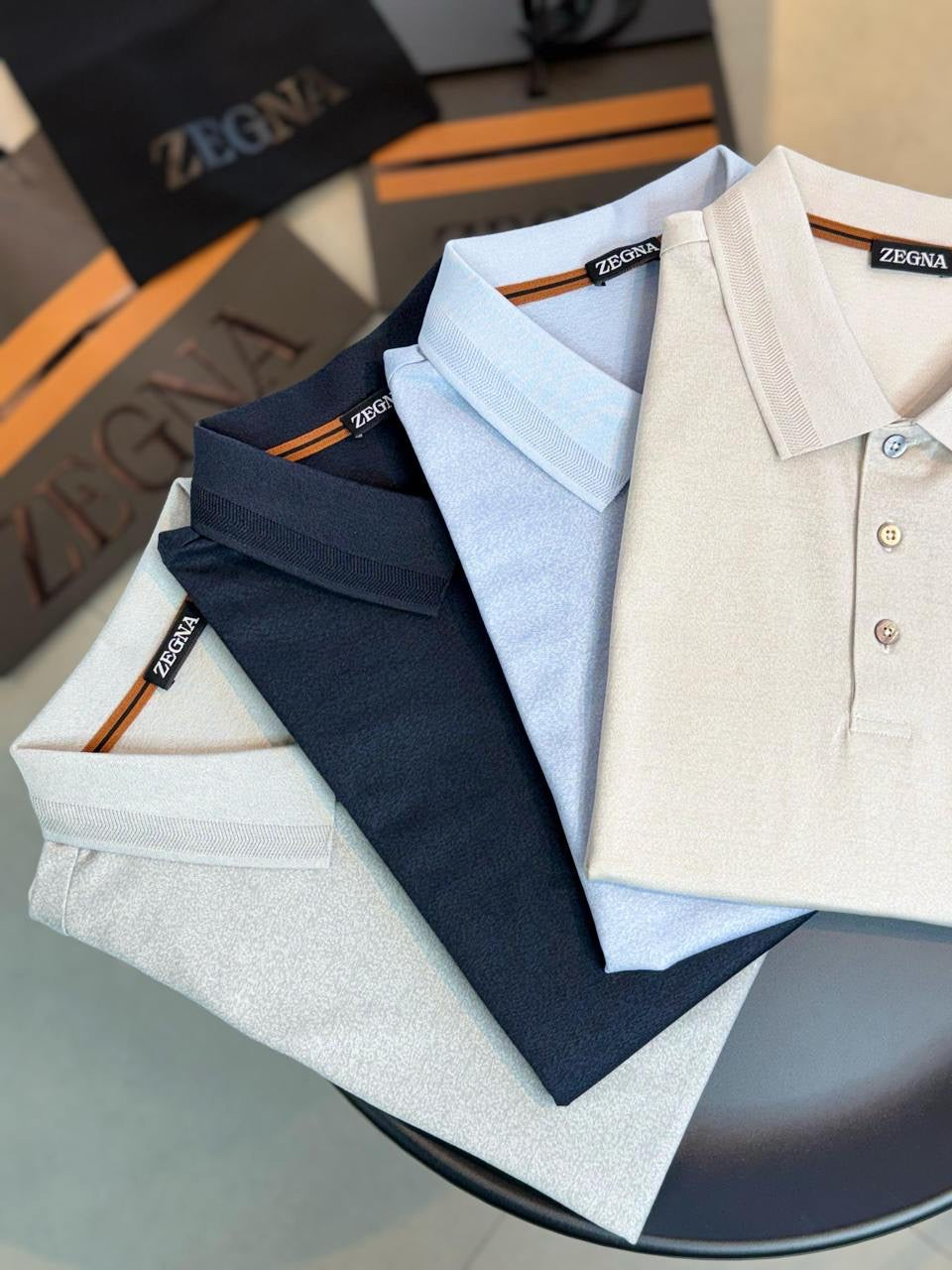 Zegna Polo Shirt 4 colors