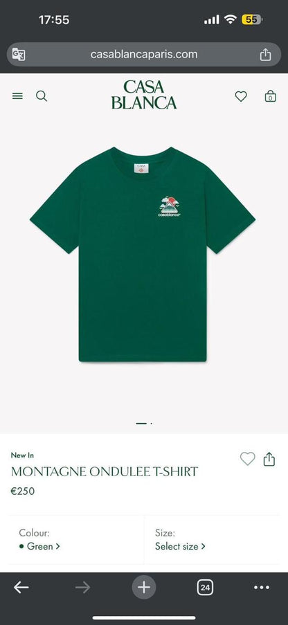 Casablanca T-Shirt 3 colors