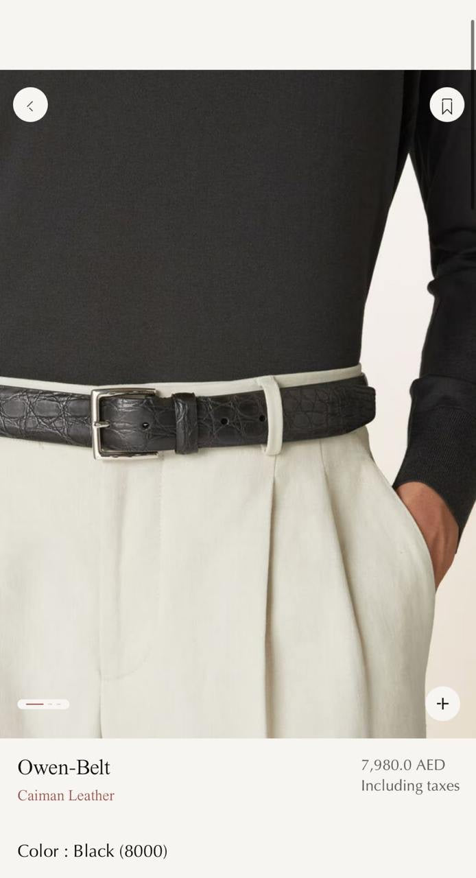 Loro Piana Belt 3 colors