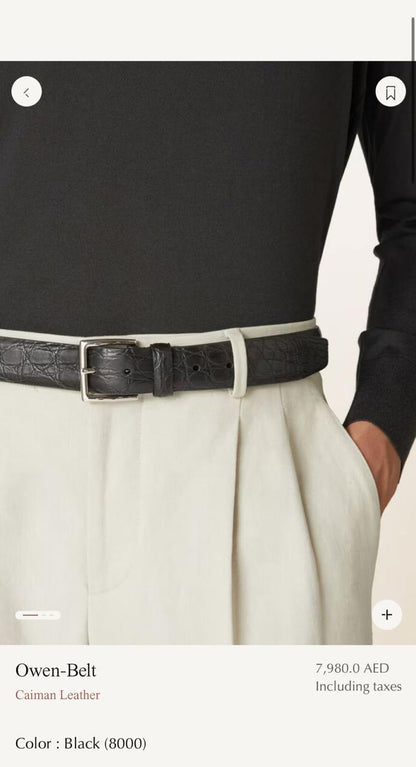 Loro Piana Belt 3 colors